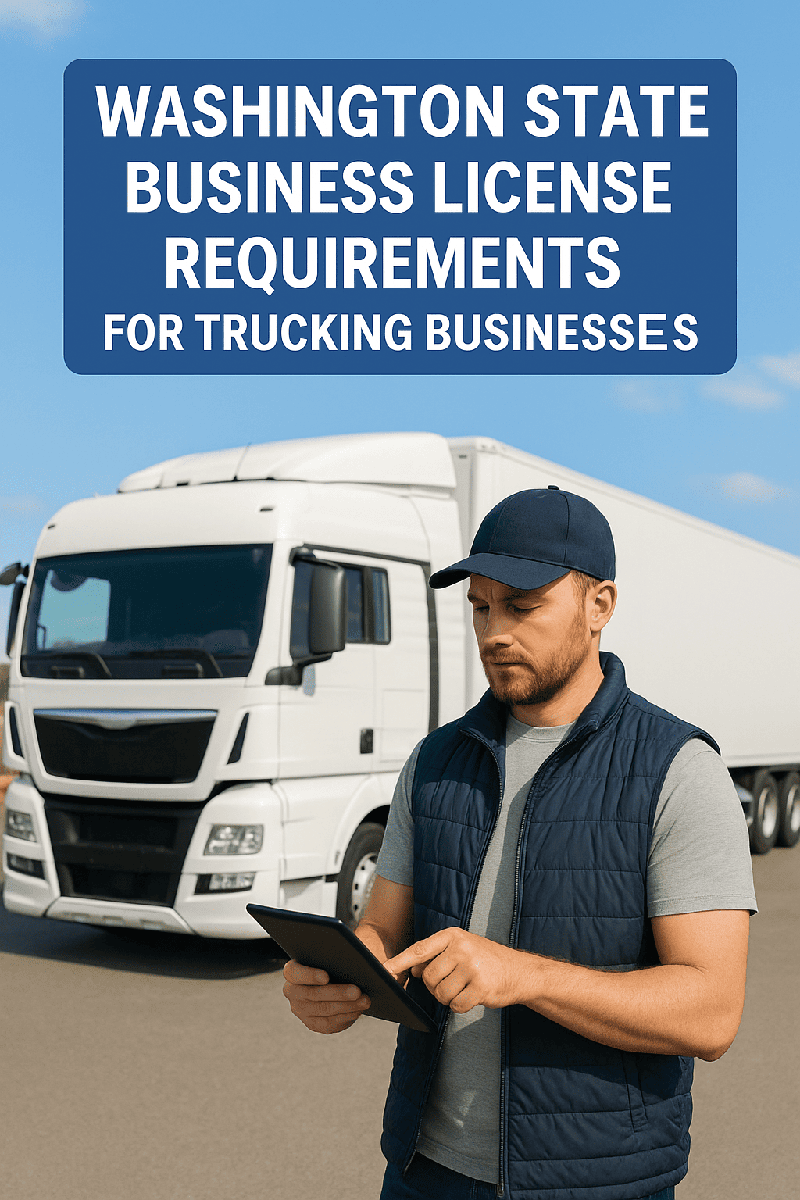 Washington State Business License Requirements for Trucking Businesses