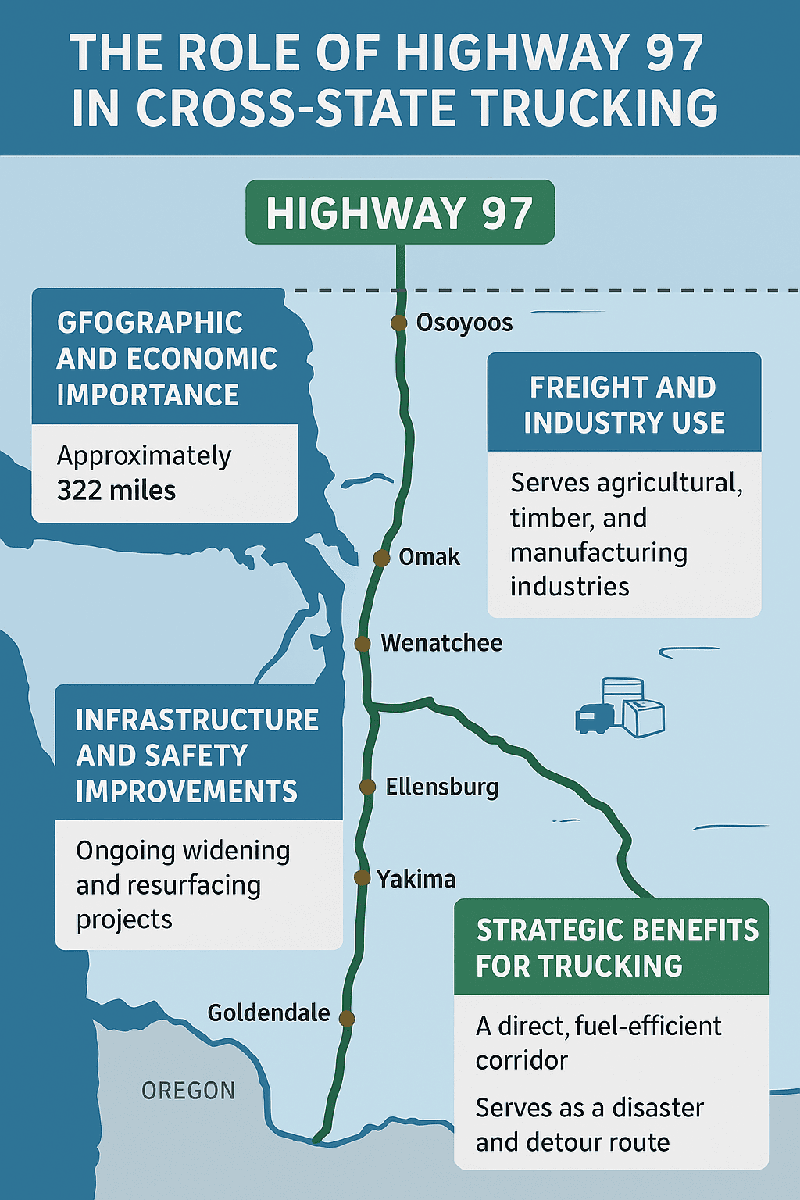 The Role of Highway 97 in Cross State Trucking