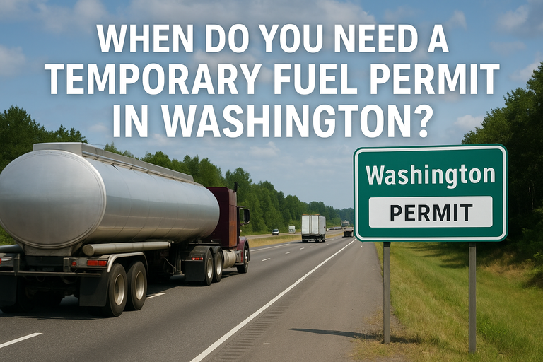 Temporary Fuel Permit in Washington