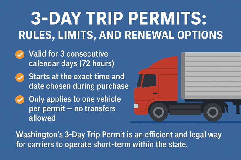 3-Day Trip Permit Washington