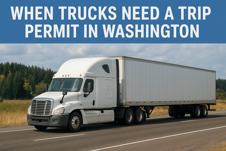 Trip permit in Washington