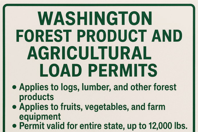 Washington Agricultural Permit