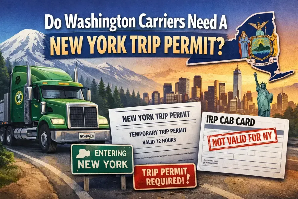 New York Trip Permit for Washington Carriers