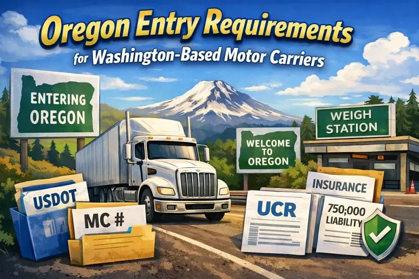 Oregon Permits for Washington Based Carriers