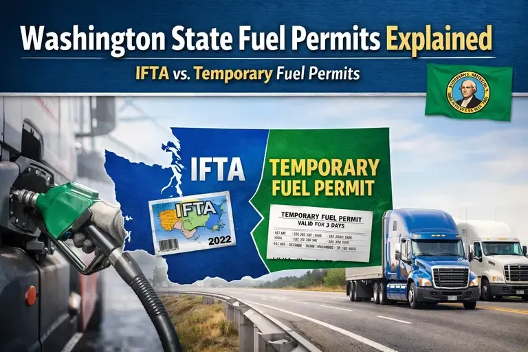 Washington State Fuel Permits Explained (IFTA vs Temporary Permits)