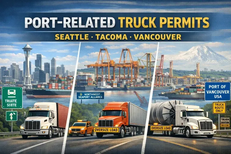 Port-Related Truck Permits (Seattle, Tacoma, Vancouver)