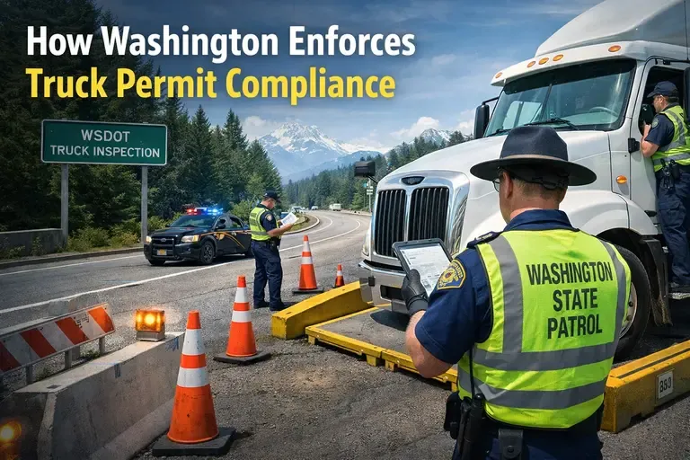 How Washington Enforces Truck Permit Compliance