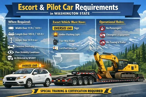 Escort and Pilot Car Requirements in Washington