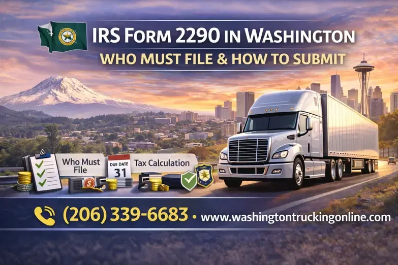 What Is IRS Form 2290 And Who Must File In Washington?