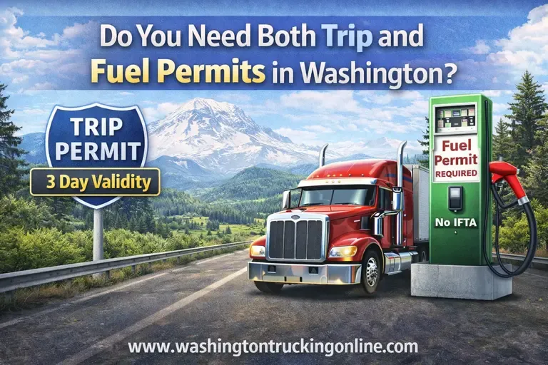 Do You Need Both Trip and Fuel Permits in Washington?