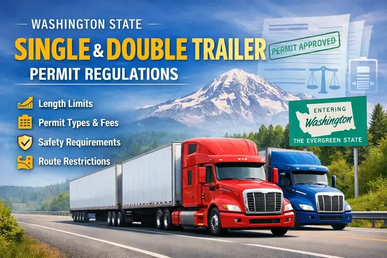 Overview of Washington State Single and Double Trailer Permit Regulations