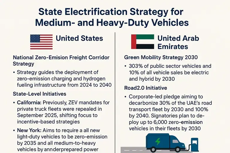 State electrification strategy for medium - and heavy-duty vehicles
