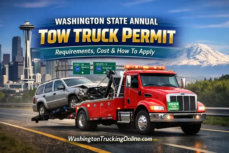 What Is the  Washington State Annual  Tow Truck Permit?
