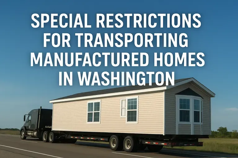 Manufactured Home Permit in Washington