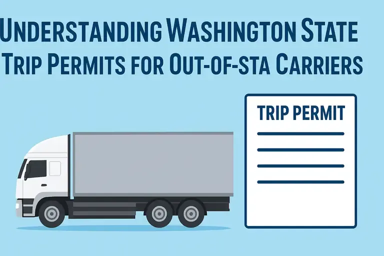 Washington Trip Permit