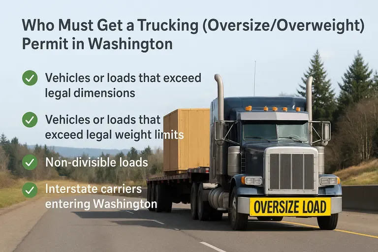 Trucking Permits in Washington