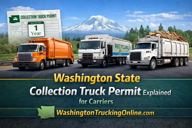 Washington State Collection Truck Permit Explained for Carriers