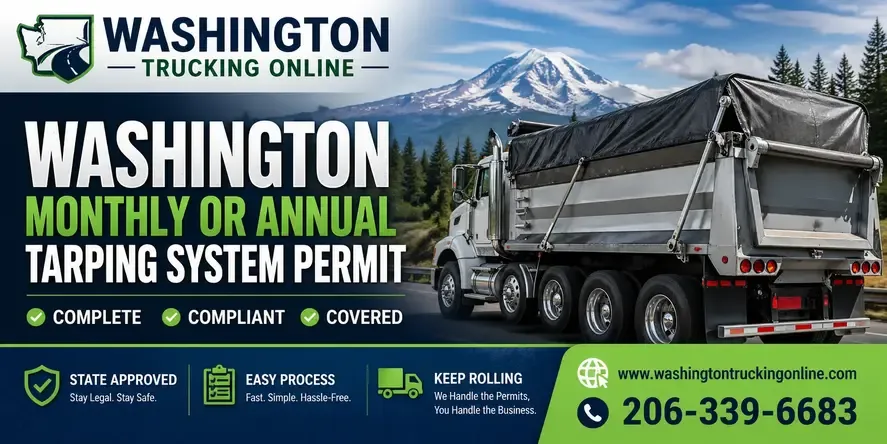 WASHINGTON MONTHLY OR ANNUAL TARPING SYSTEM PERMIT