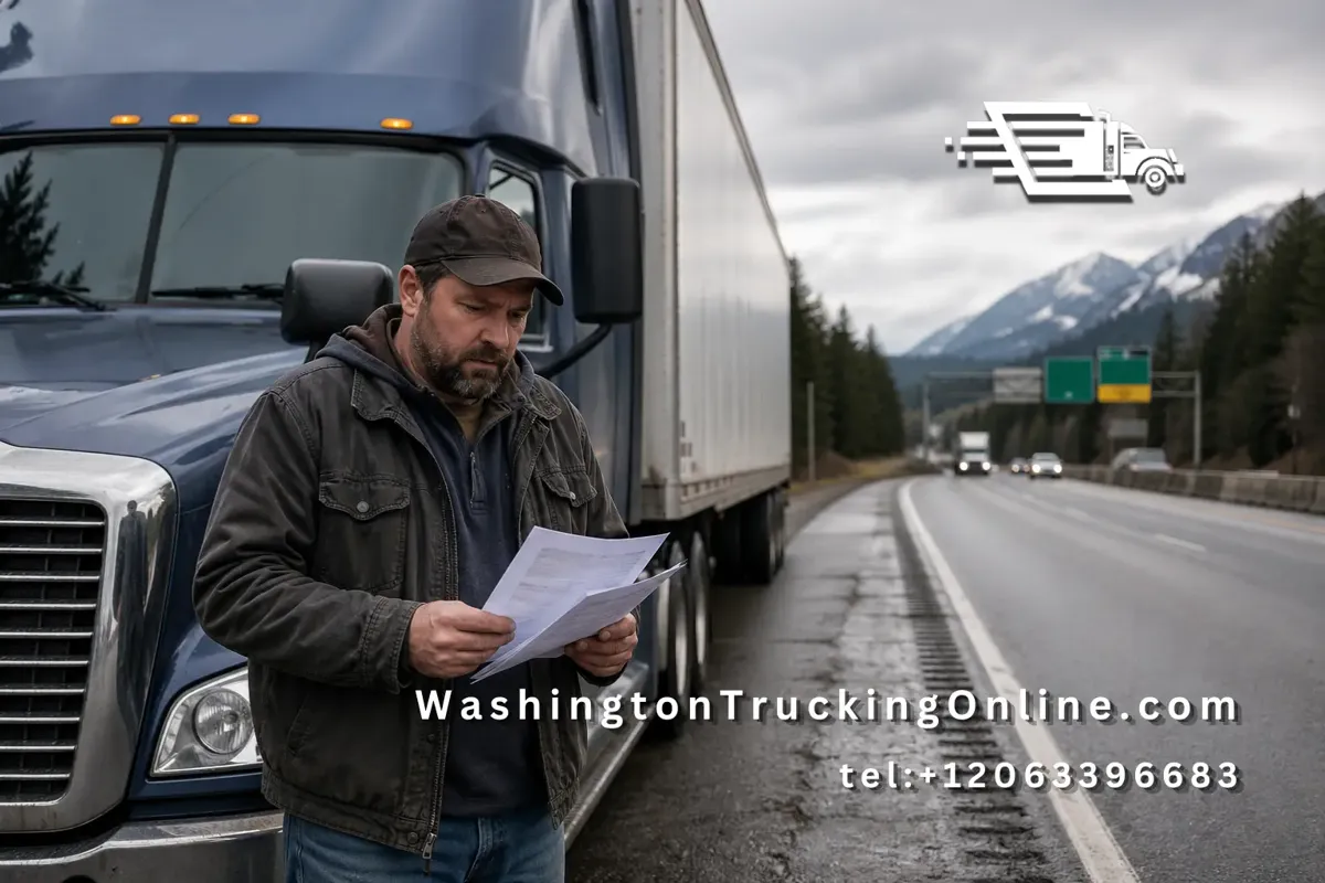 washington trip permit truck driver