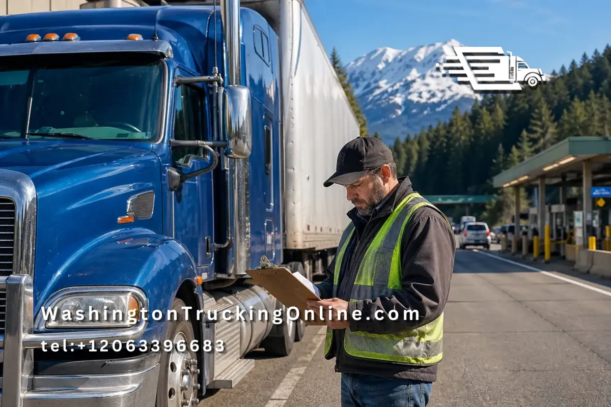 Washington fuel permit truck inspection