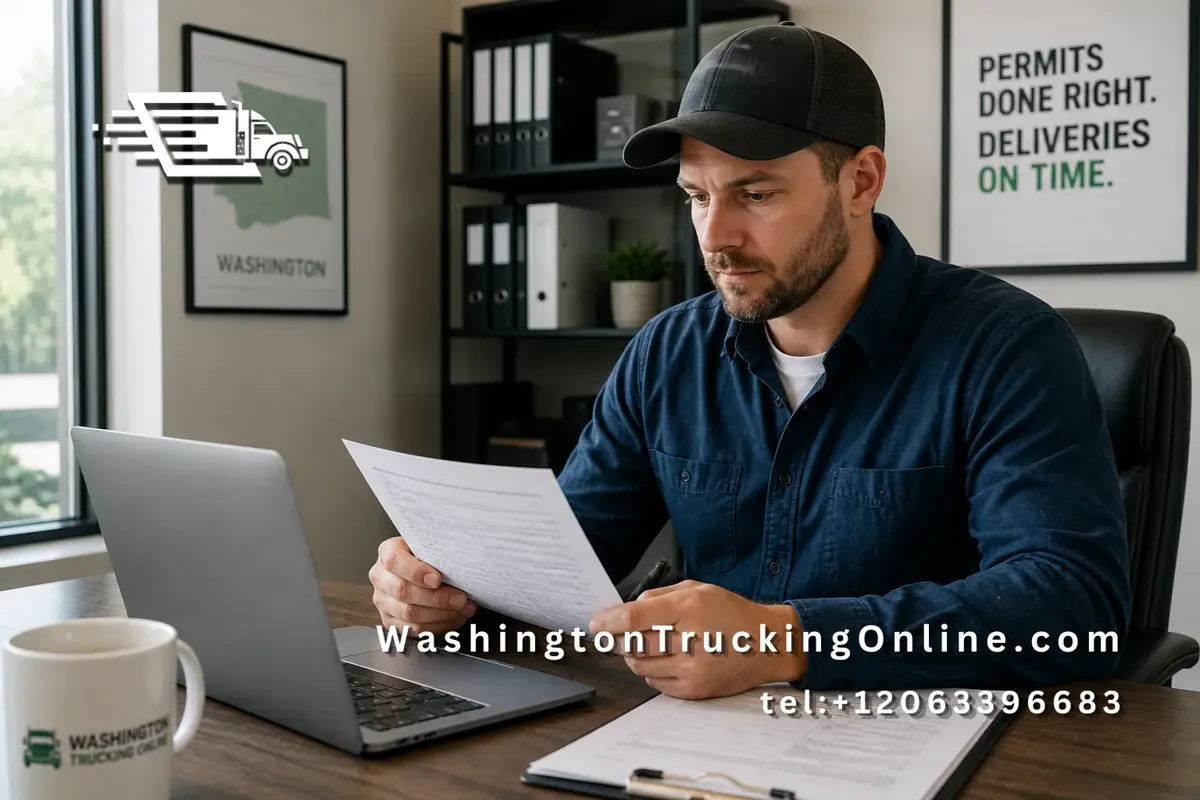 washington permit paperwork review