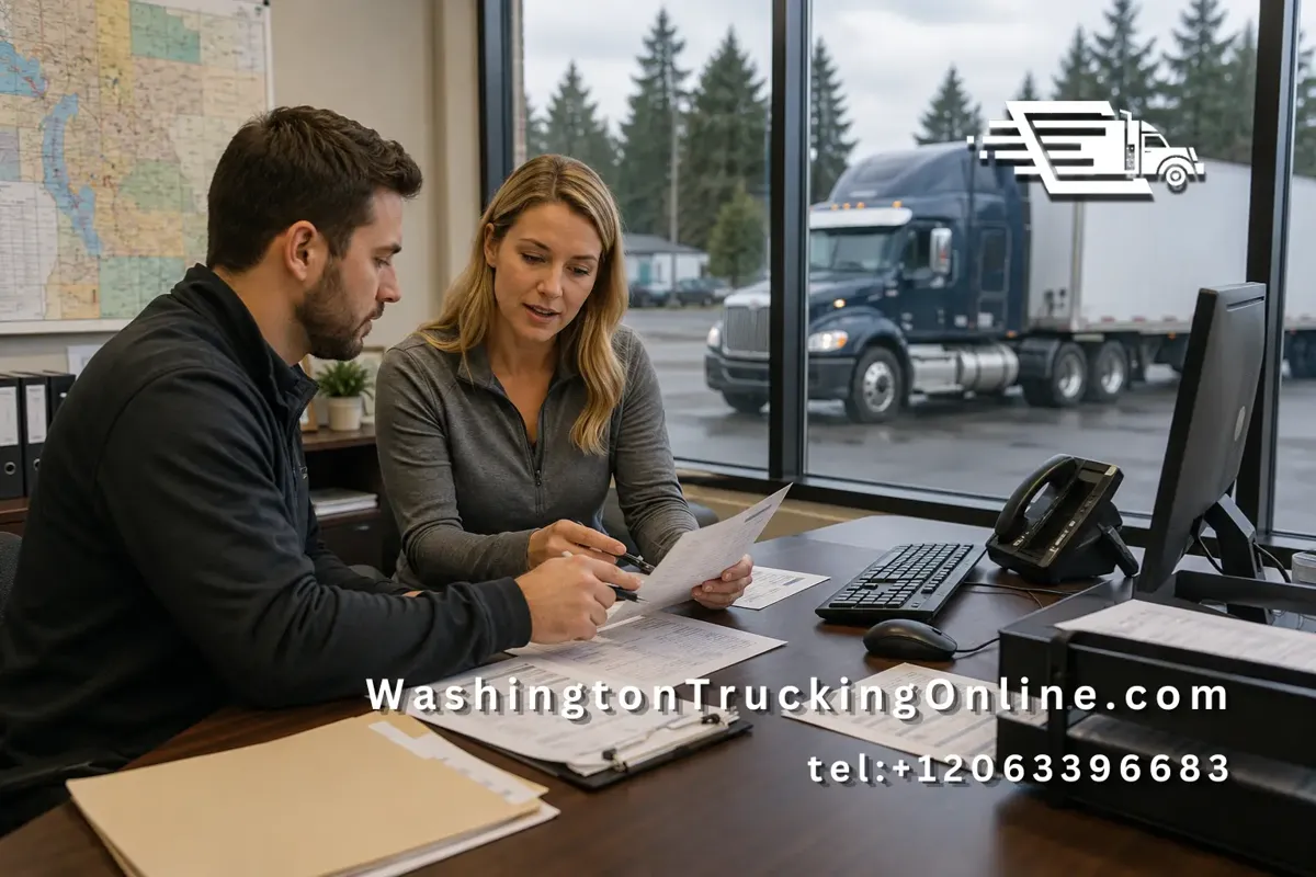 Washington fuel permit truck