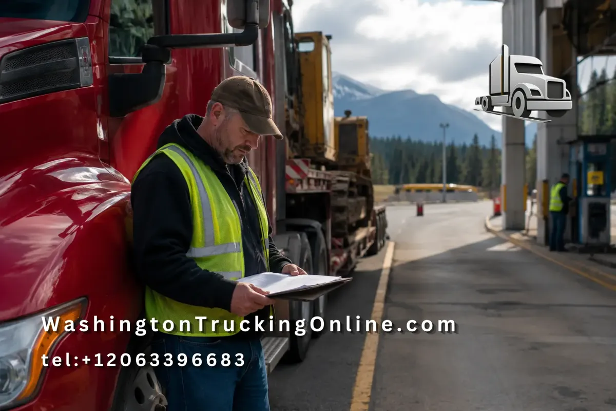 WSDOT permit documents truckers