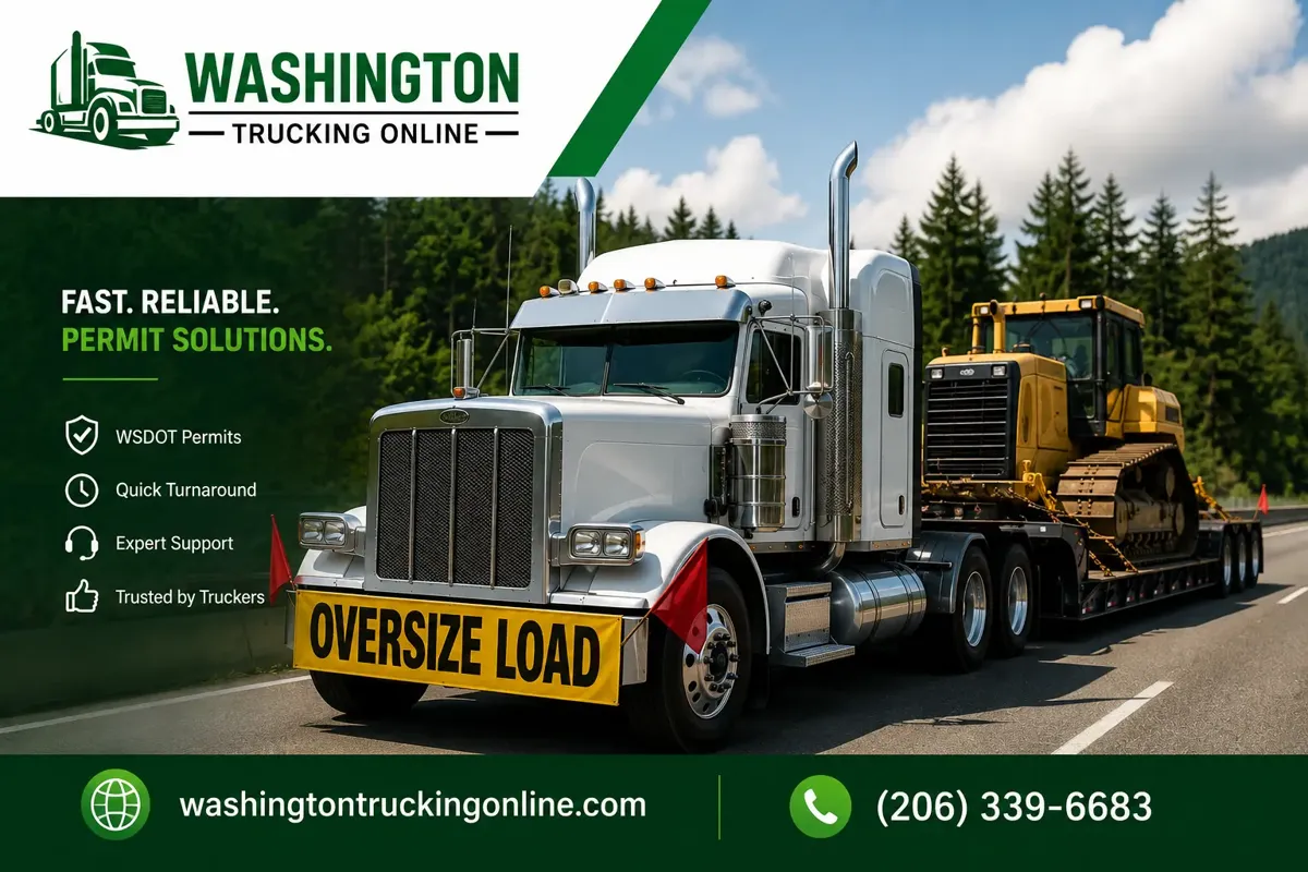 Washington oversize load signs