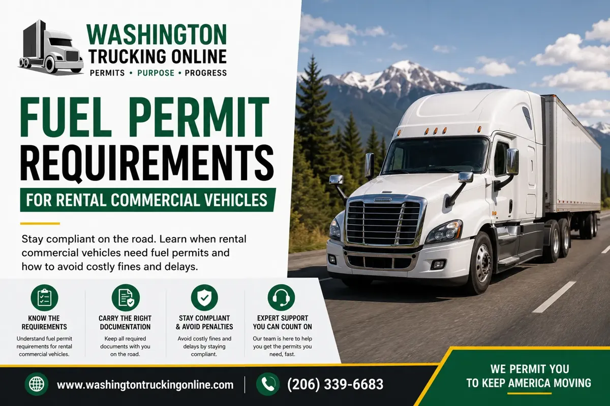 Rental vehicle fuel permit