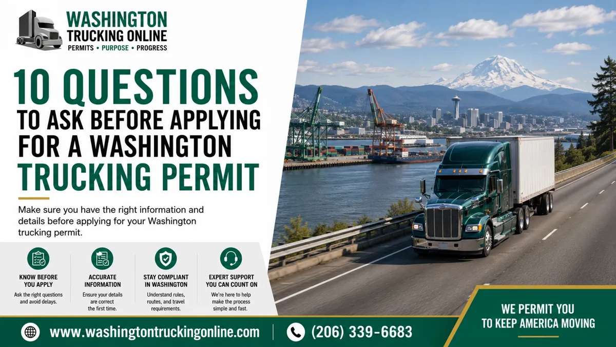 Washington Trucking Permit Guide