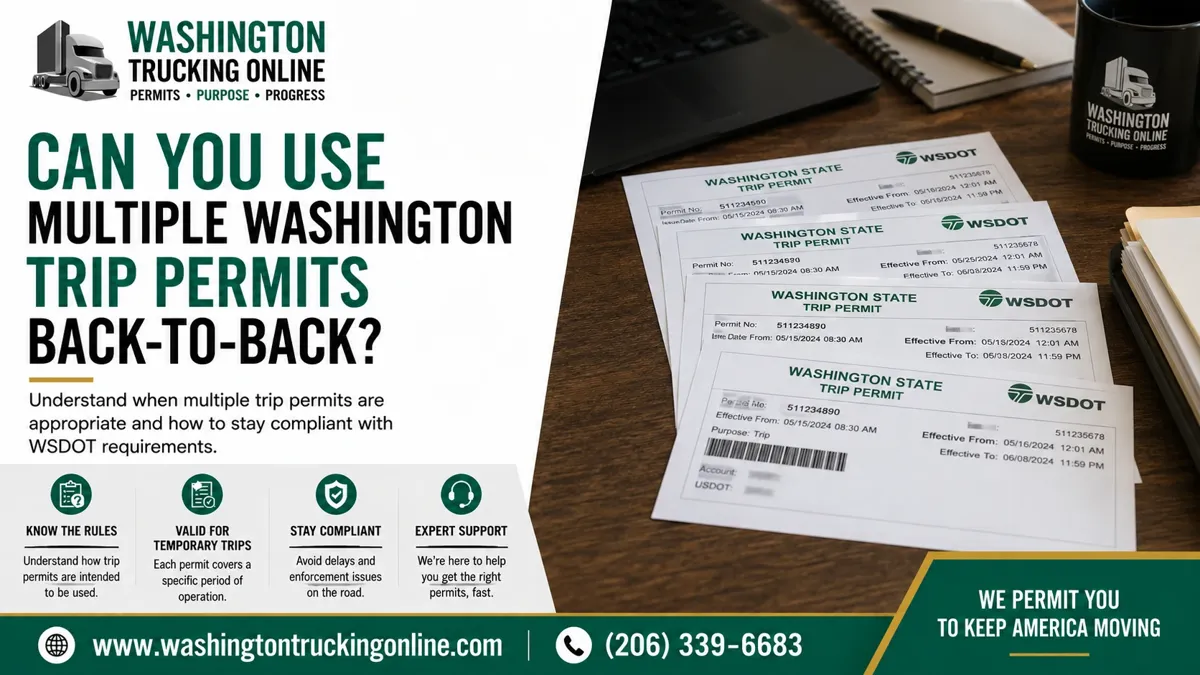 Washington Trip Permits