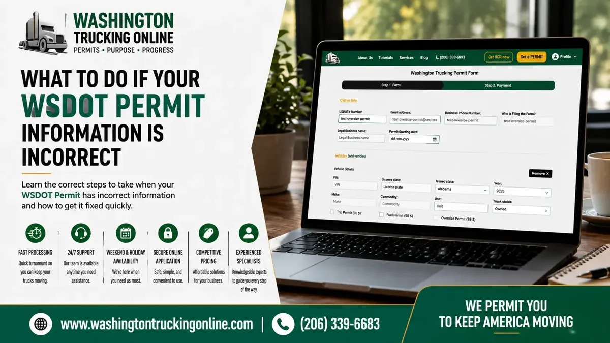 WSDOT Permit Information