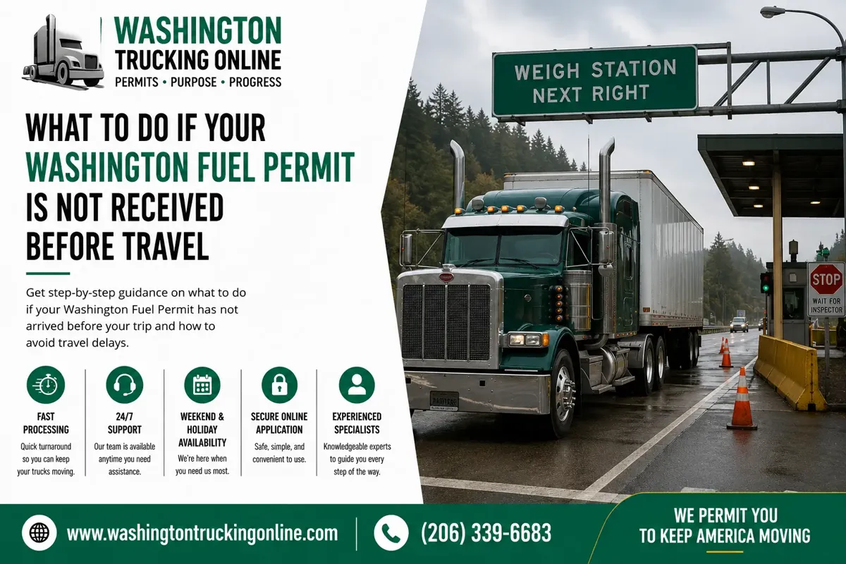 Washington Fuel Permit Before Travel