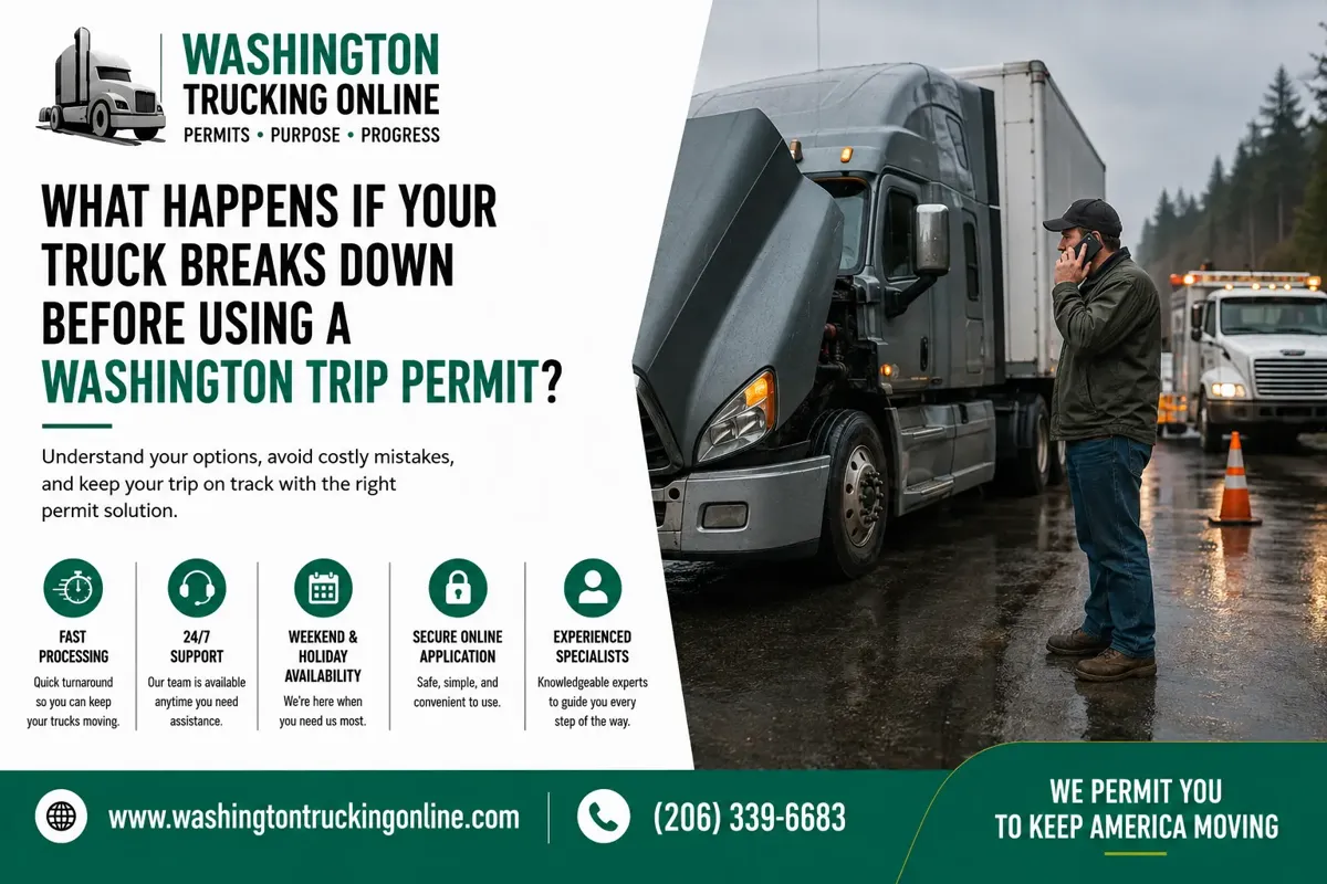 Washington Trip Permit Truck Breakdown