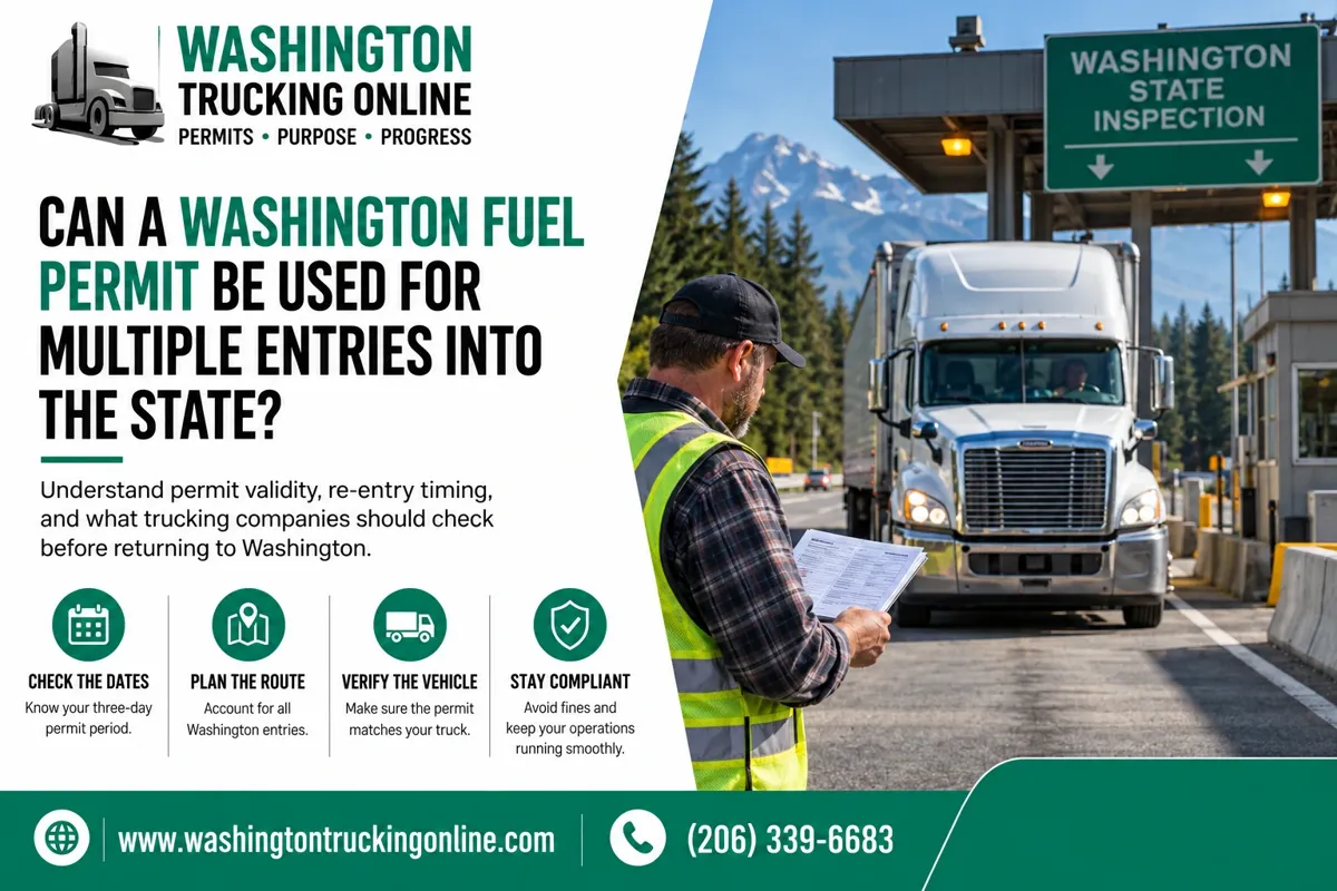 Washington Fuel Permit Multiple Entries