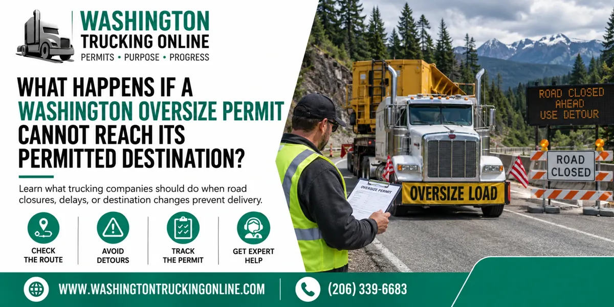 Washington Oversize Permit Destination