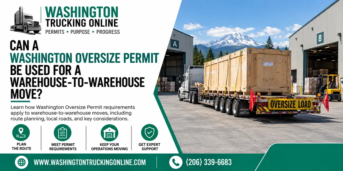 Washington Oversize Permit Warehouse Move