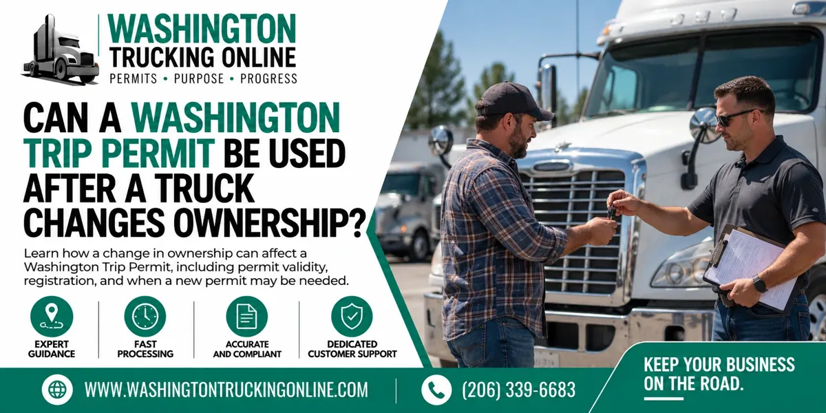 Washington Trip Permit Ownership Change