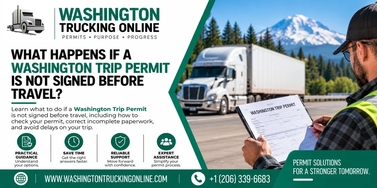 Washington Trip Permit Signature Check